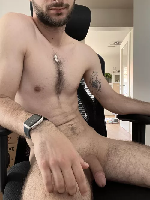 Naked in the Office for you!? by sanxxx92