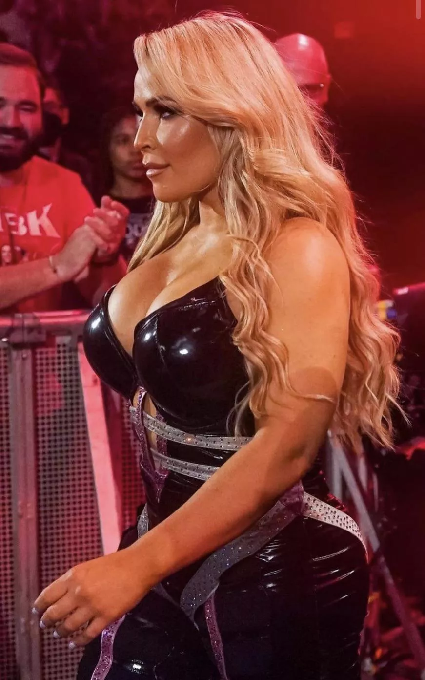 Natalya's huge tits posted by 1d3kwh4t2put