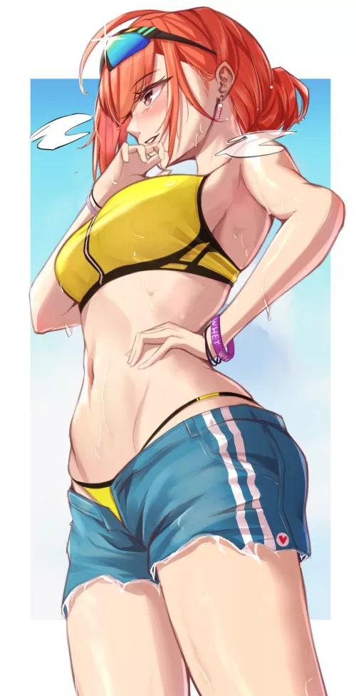 Natsuha Arisugawa [Idolmaster] by CheetahSperm18