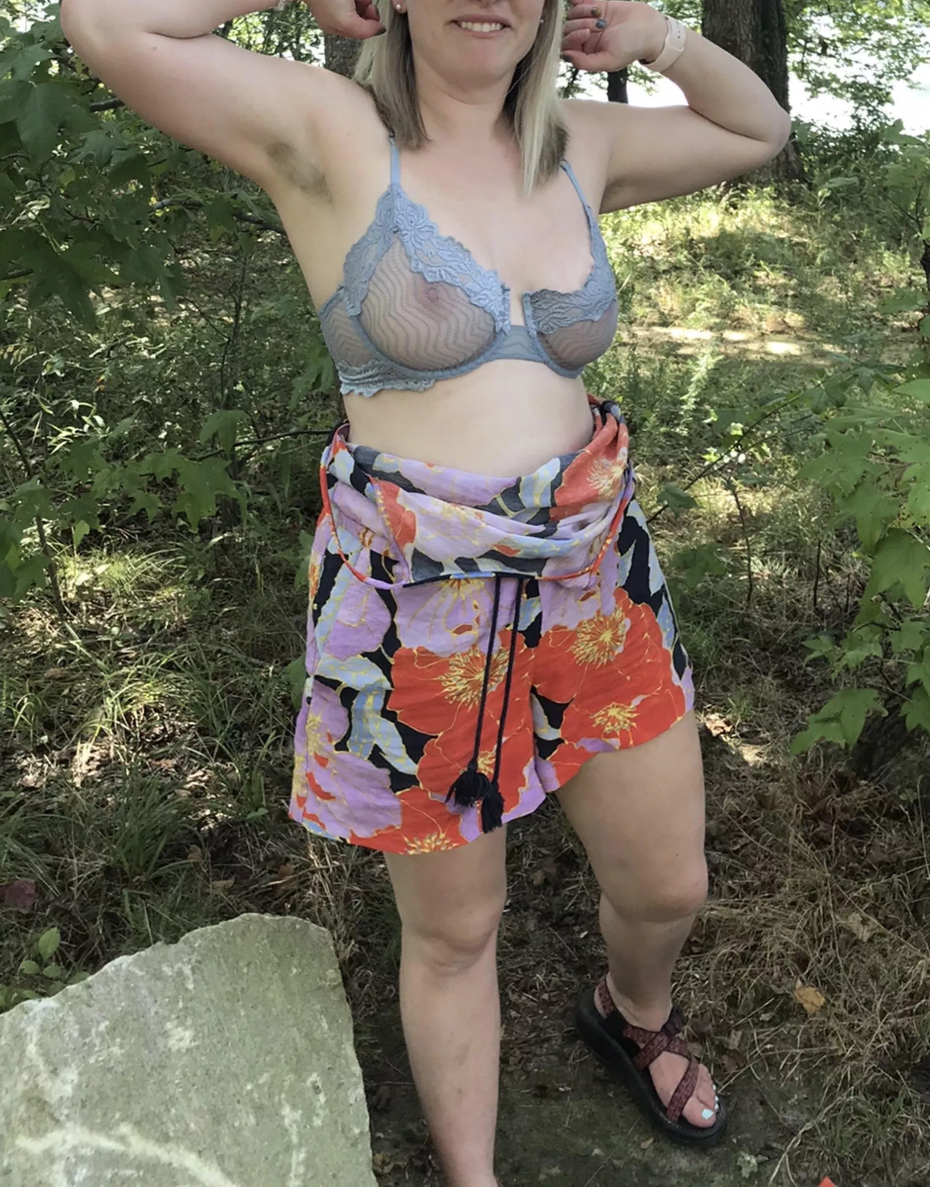 Natural forest nymph in her natural habitat! posted by randyrabbit1983