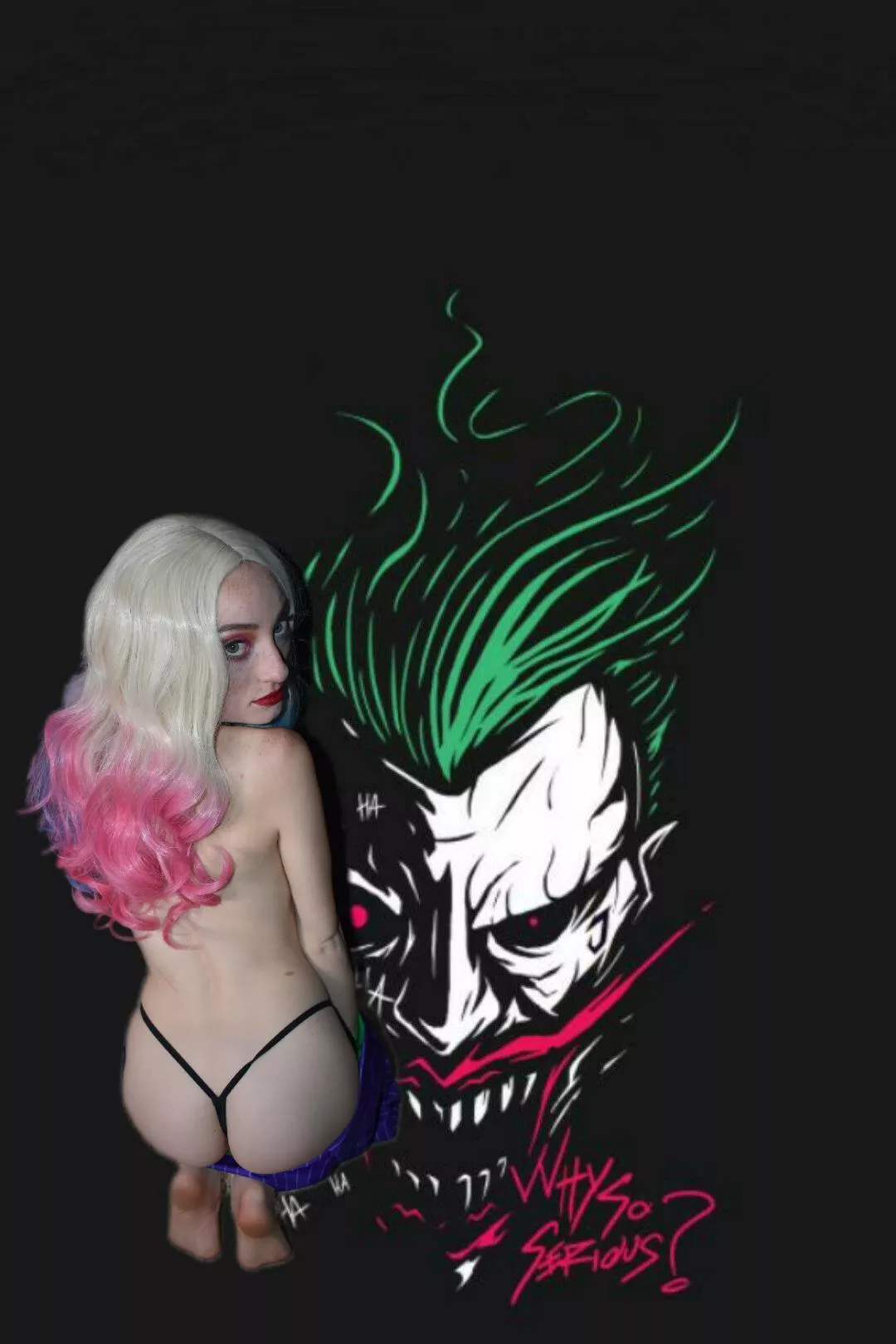 Naughty Harley Quinn (by Mrsburningbeauty) [Suicide Squad] posted by bbhotwife