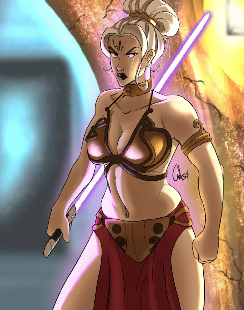 NecroshArt’s [Star Wars] OC drawn by Me (fiftycalvinart) by FiftyCalvinArt