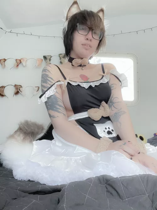 Need a little puppy maid? by Pumpkiinpuppy