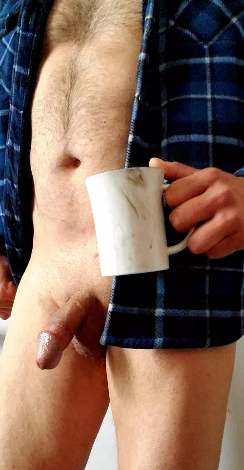 Need my favorite fleece on this morning😈no pants on Sunday funday tho 😈☕☕😈 by Chad6_9wick