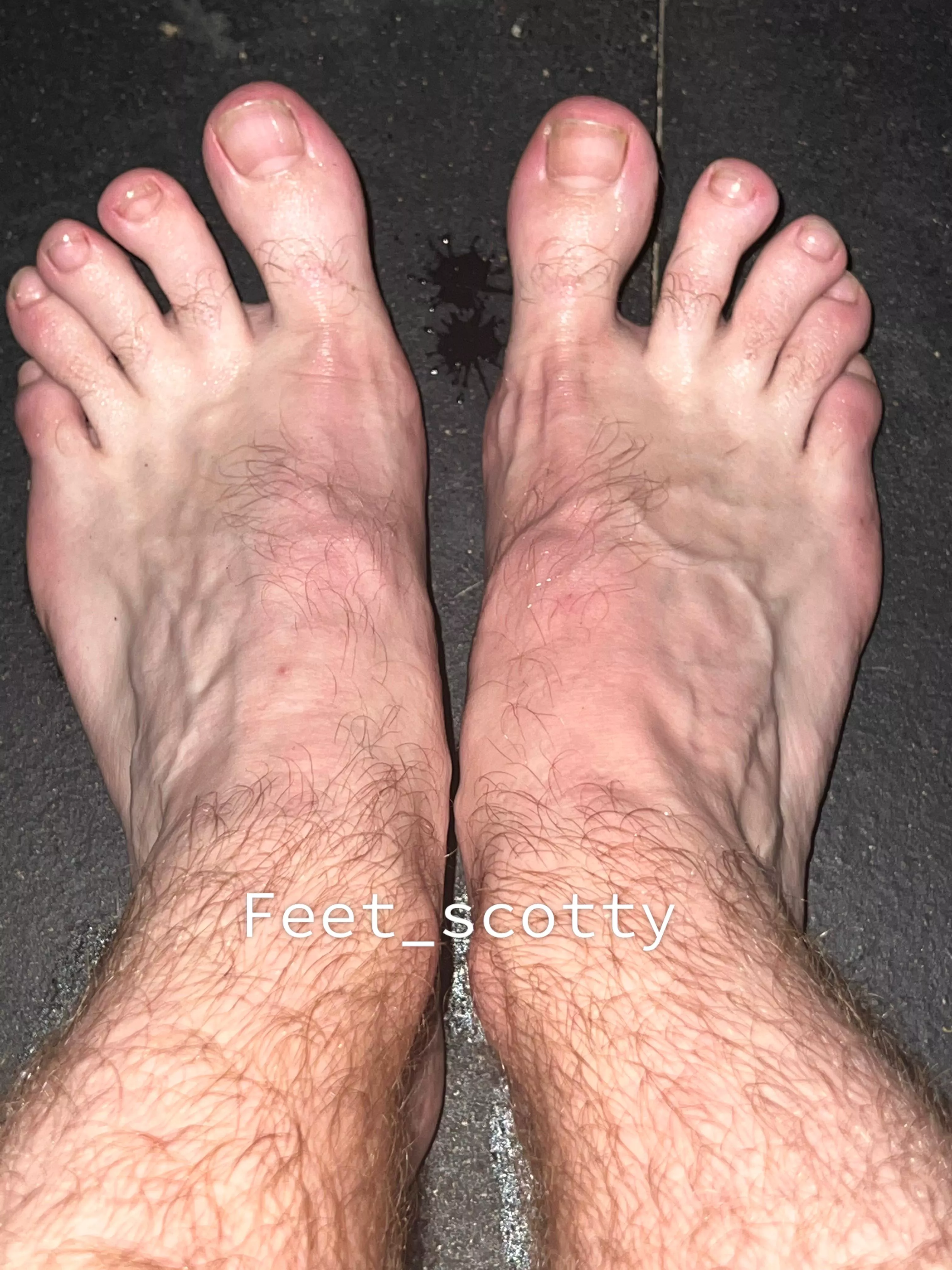 Need somebody to clean them off after my workouts 👅 posted by Feet_scotty