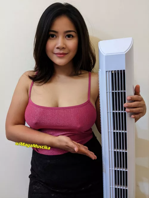 Neighbors love my pink tops by MayaMustika