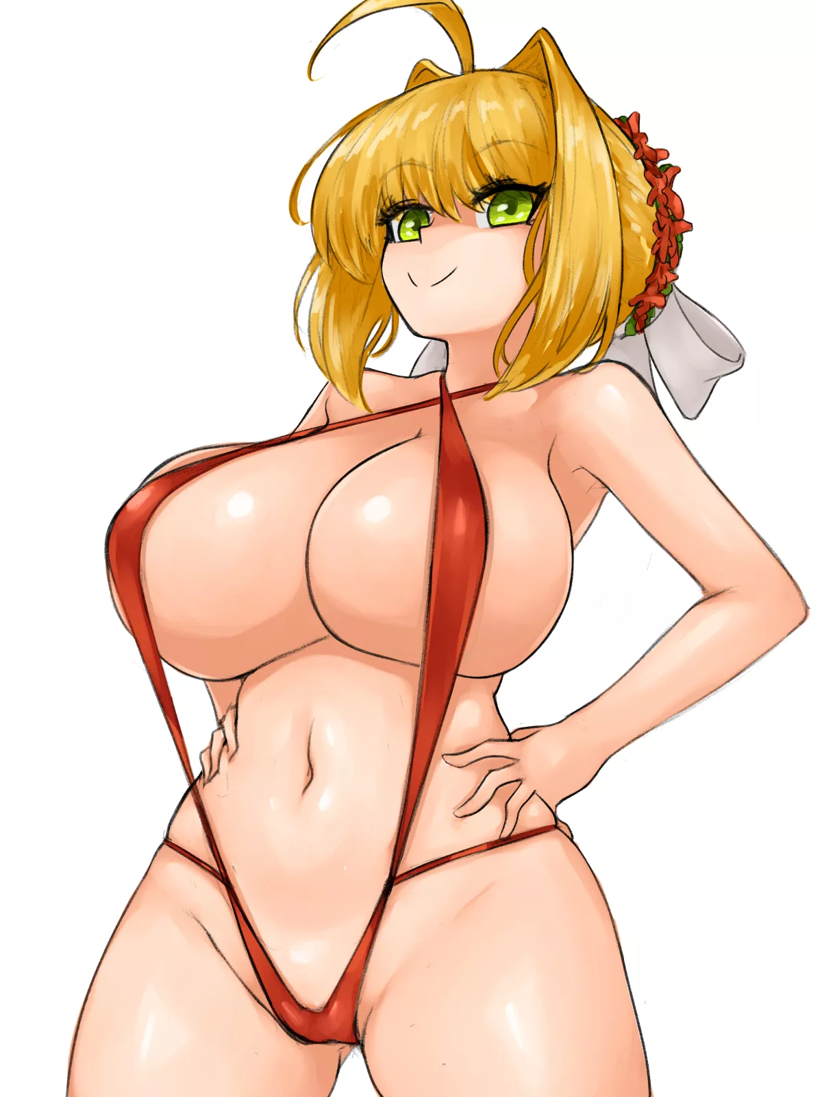 Nero Claudius Slingshot Swimsuit (Steamingtofu) [Fate] posted by sequence_string