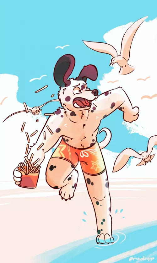 Never Bring French Fries to the Beach [Maudoggo] by DL2828