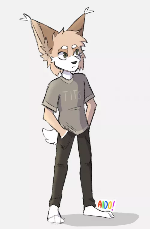 never posted before aha- here's my fursona Levy! (art by me :D) by AidoGator