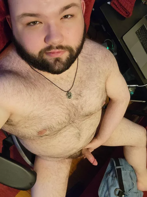 Never thought I'd have a job where I could wear my birthday suit 🙃 by SnapBear69