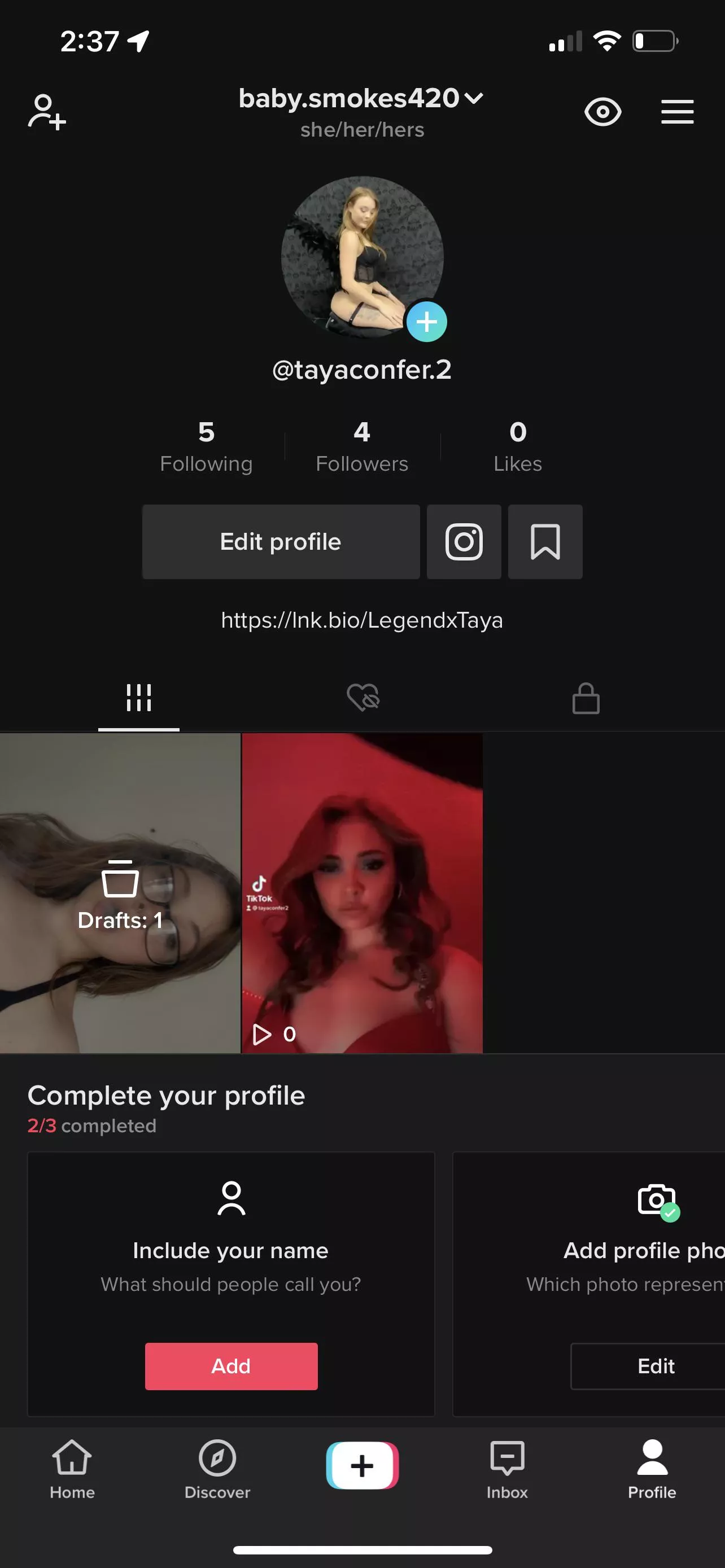 New account 😉😉 posted by Tayacb22