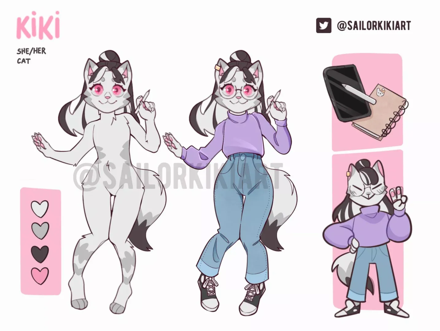 New artist here!! What did you guys think of Kiki? ^w^ posted by sailorkikiart