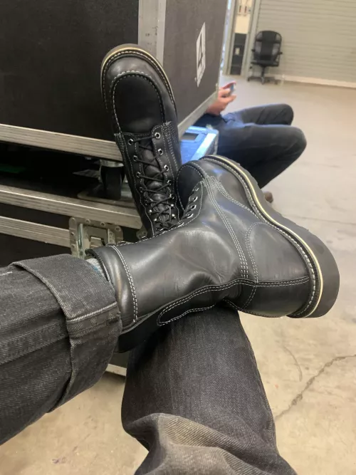 New boot goofin - thorogood 8” steel toe moc toe by rootoo