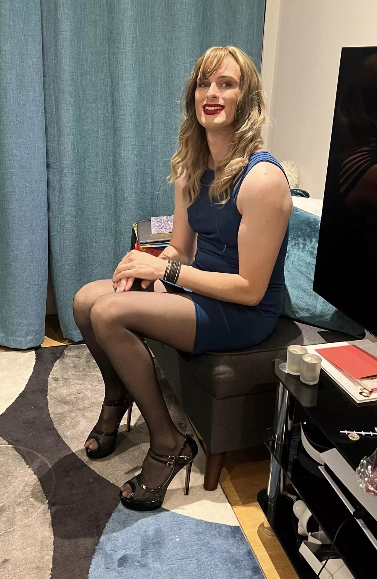 New heels 👠 I feel like I’m getting better at makeup 💄 posted by Safe-Employee-7164