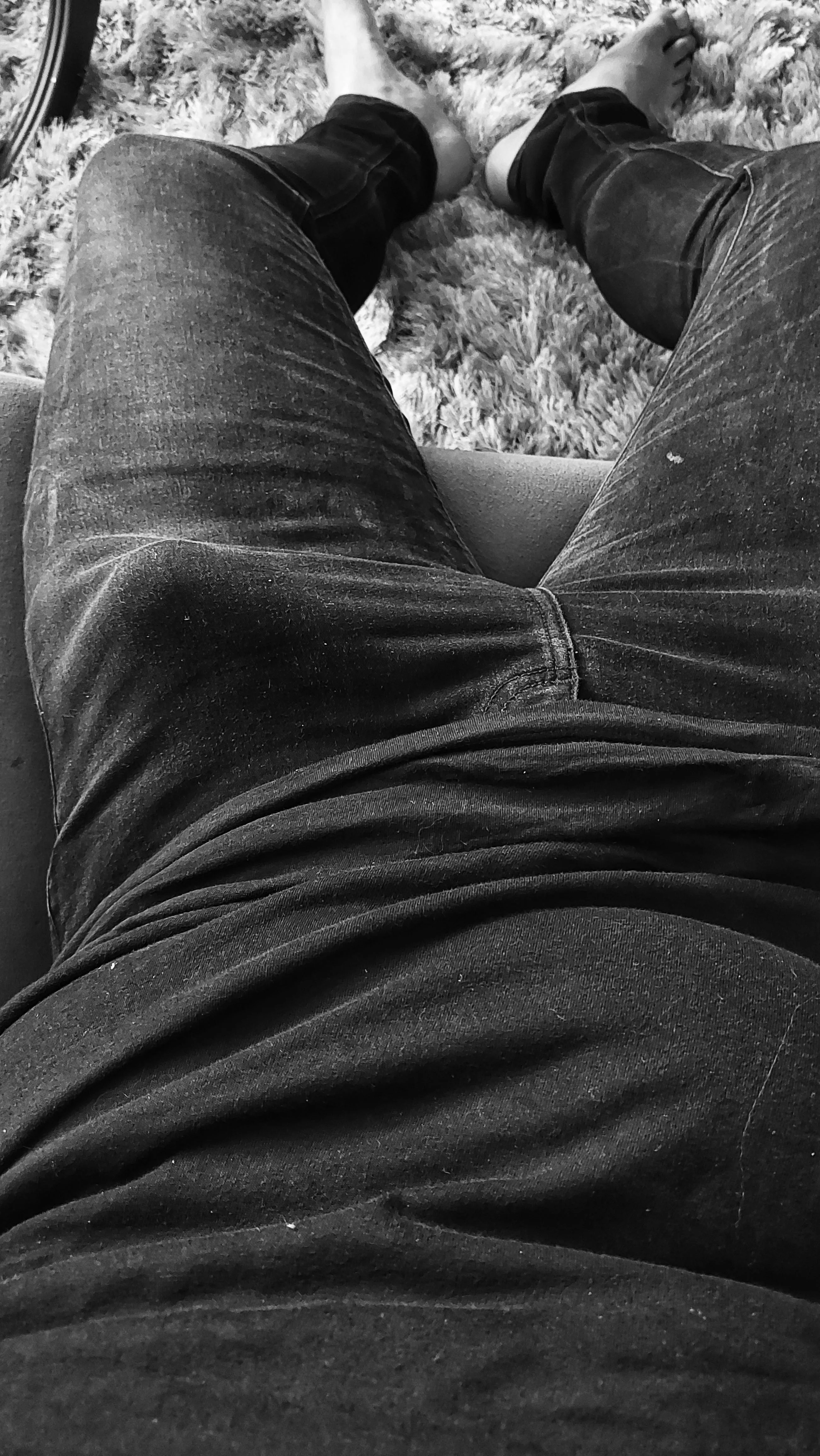 New here, testing the new jeans. Opinions? 😏 posted by unit345