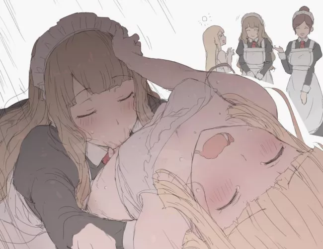 New maid sucks up to master by LazeeFt