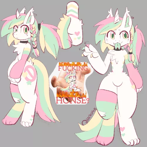 New oc, her name is Tart (art by me @quackshley on twitter) by Quackshley