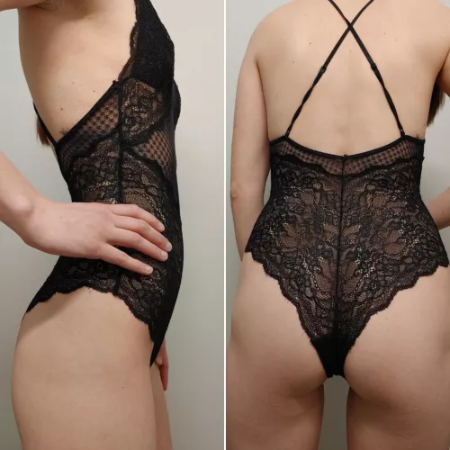 New outfit... anyone wanna see what's underneath? by brunettebabe10