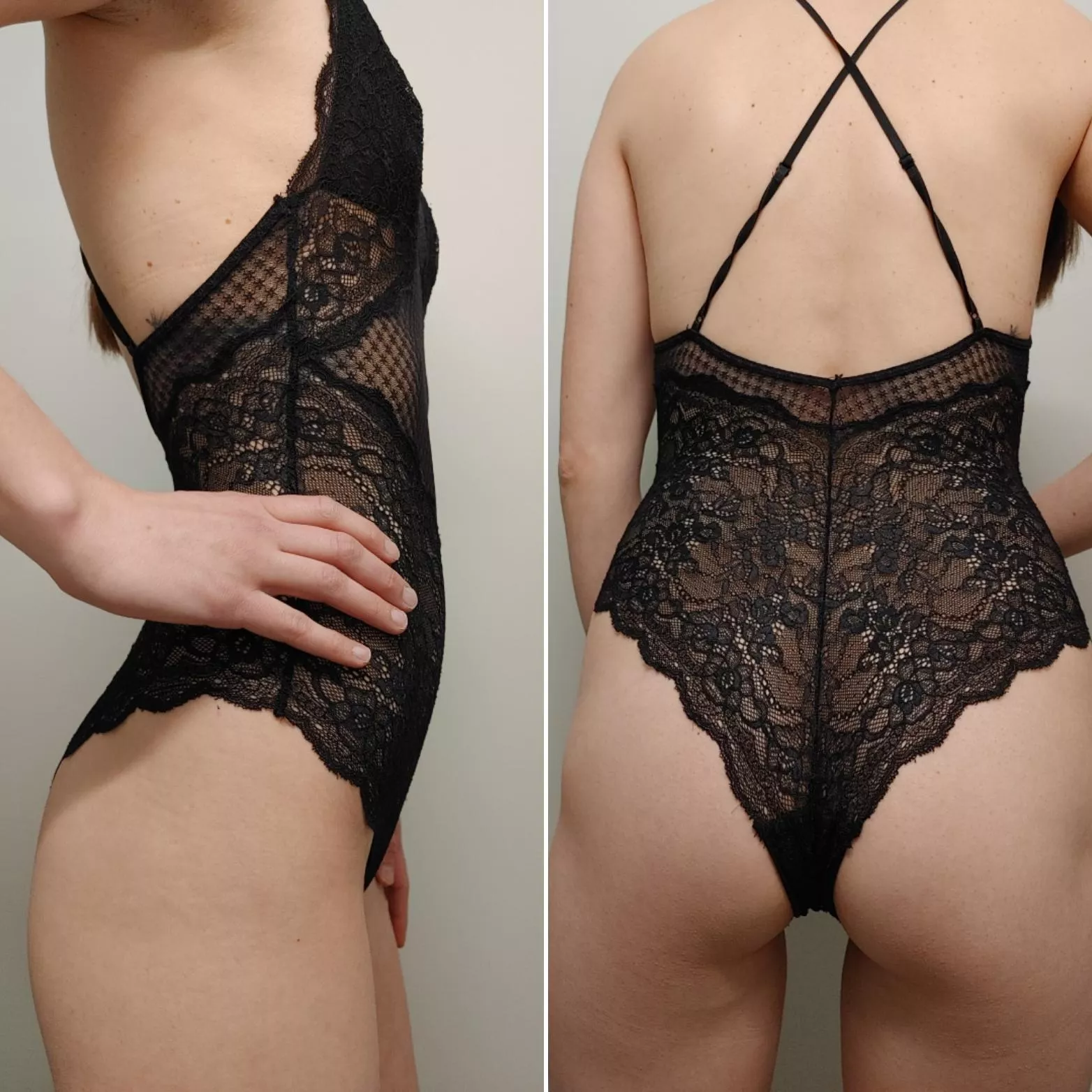 New outfit... anyone wanna see what's underneath? posted by brunettebabe10