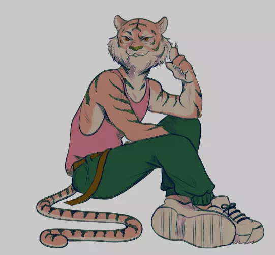 New to the furry community, this is my first design! What do you think? by isa_me