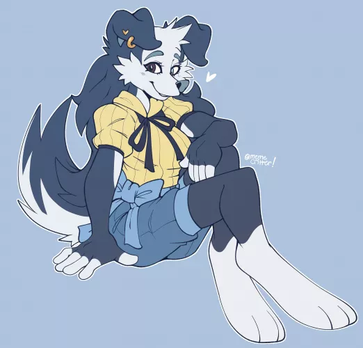 New to the SubReddit, so here’s my fursona Piper! (Art by me.) by MemeCritter