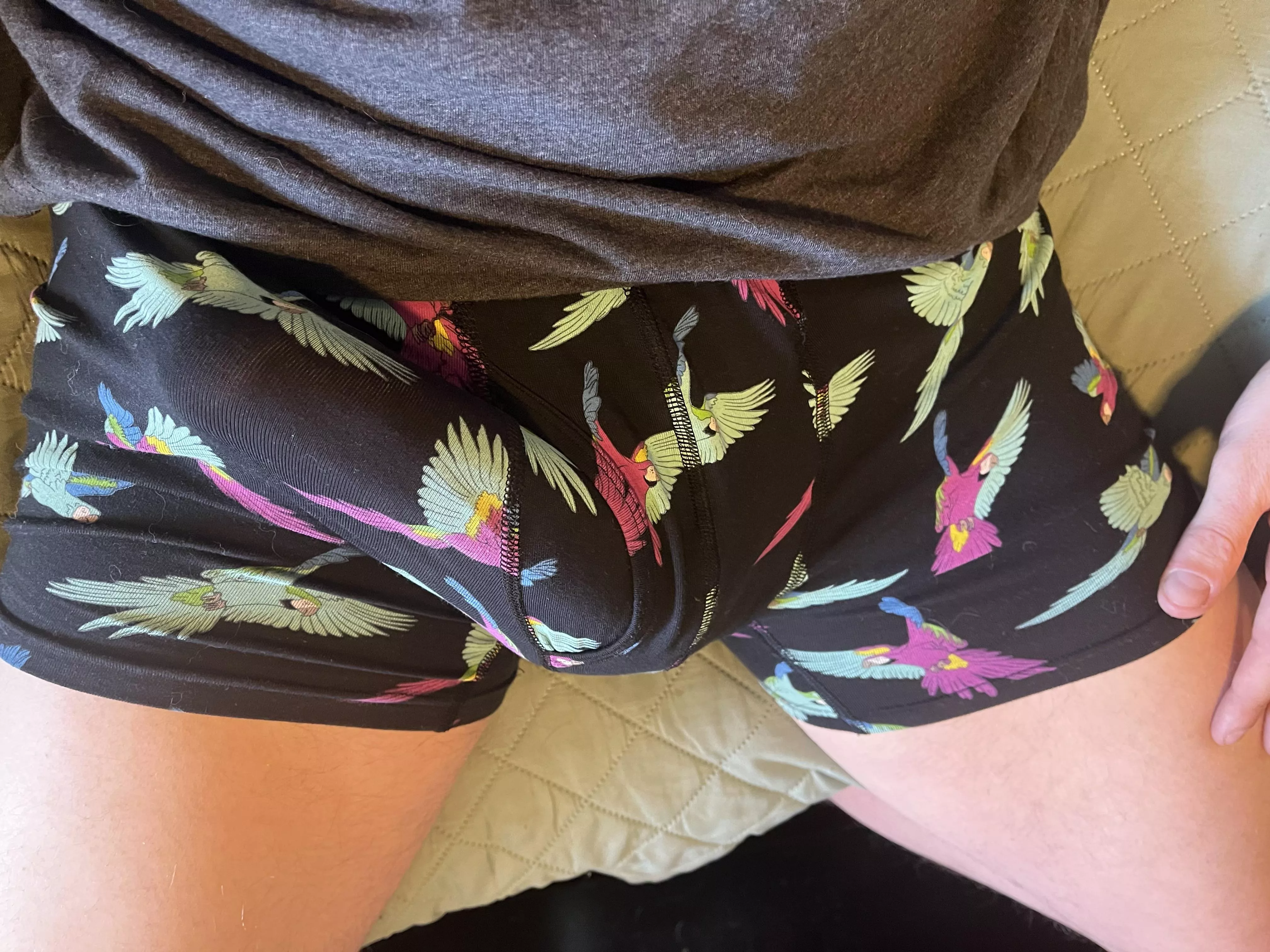 New undies have some nice sheer to them when stretched 😉 posted by _Rohirrim