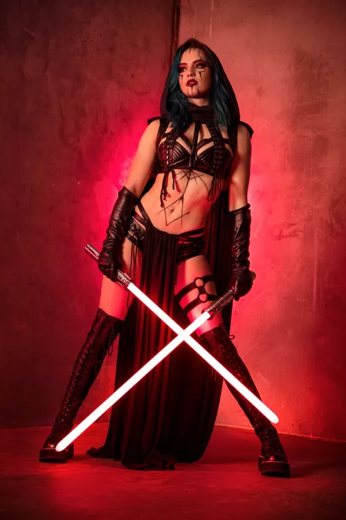 Nic the Pixie as a Sith by d100roller
