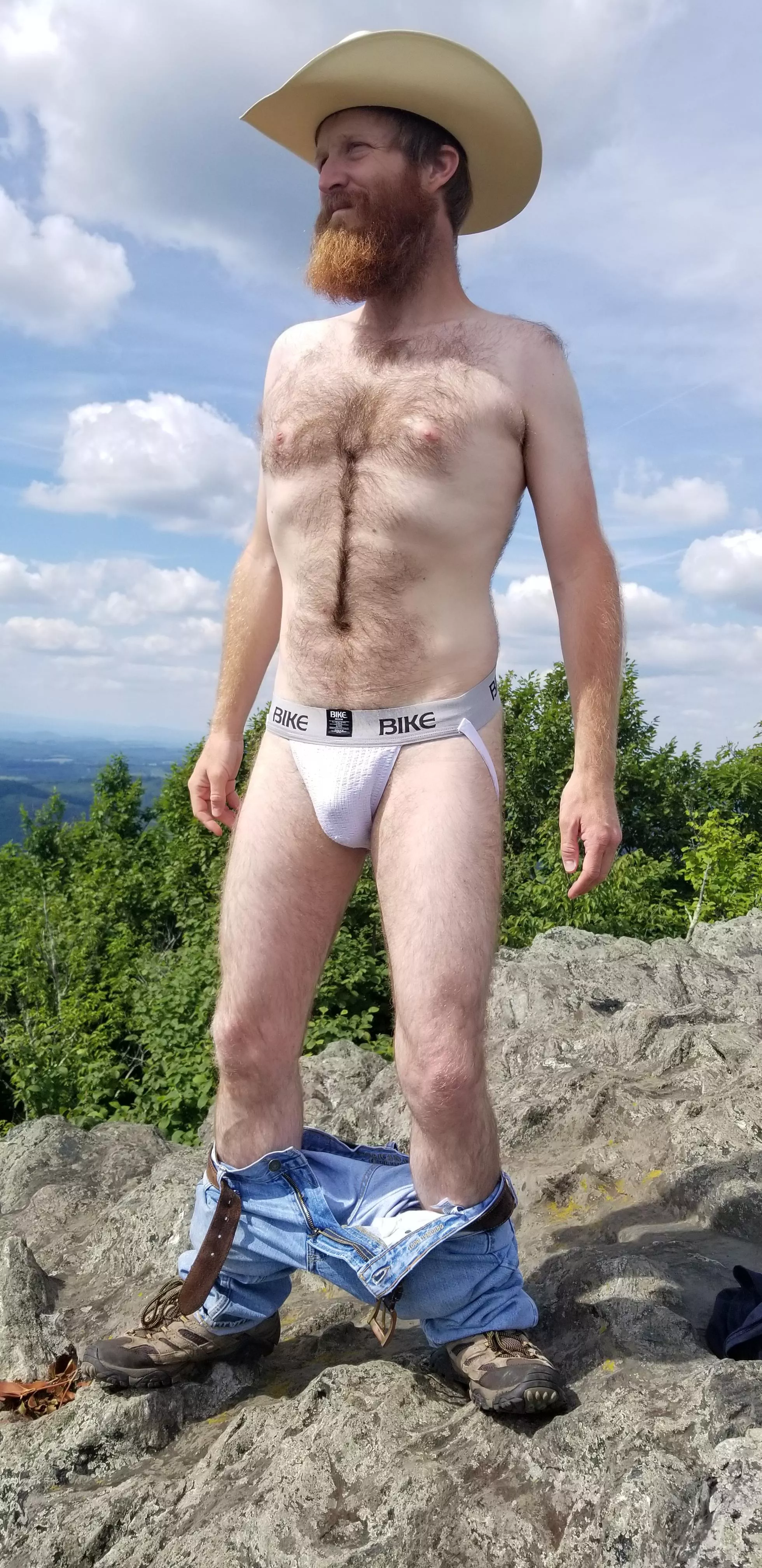 nice view and a place so show off my jock! posted by ShirtlessGinger