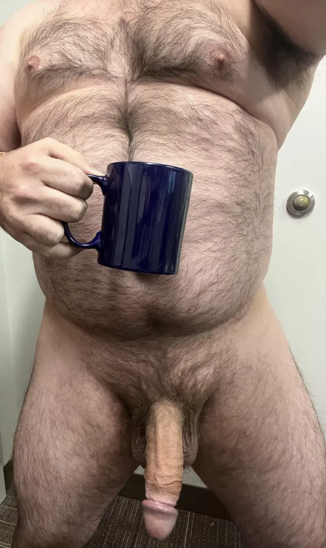 Nice warm cup as I had to come into the office today, want to help me finish my work? posted by yankee0094