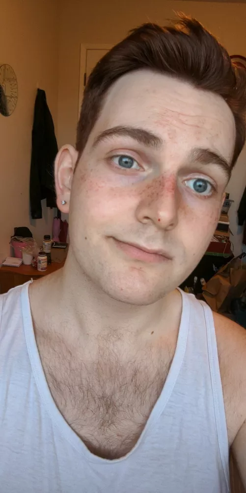 Nicked my nose while shaving today. Still felt pretty cute. What do you think? by Bitter_Ad9810