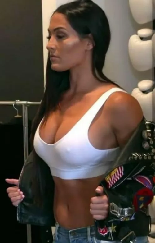 Nicki presenting the goods. by ungoliantous