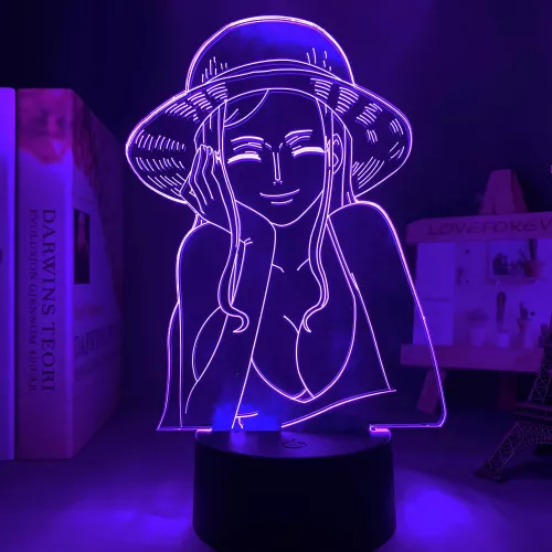 Nico Robin Lamp! 💜💖👒 by checyy1