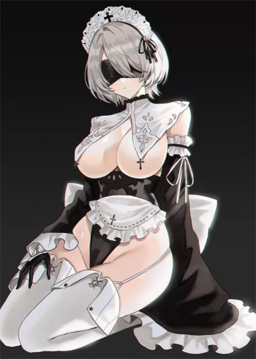 Nier 2B by Mellymelly_luv by SevPanda