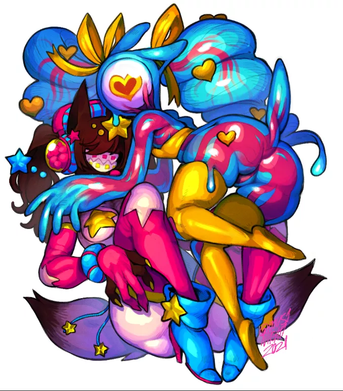 Niketa X Iris by Miistnight on Newgrounds posted by justanapparition