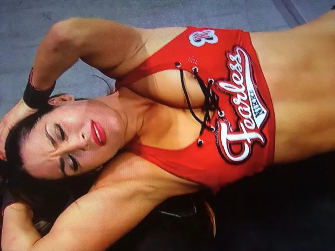 Nikki Bella busting out by Stratusfactiontime