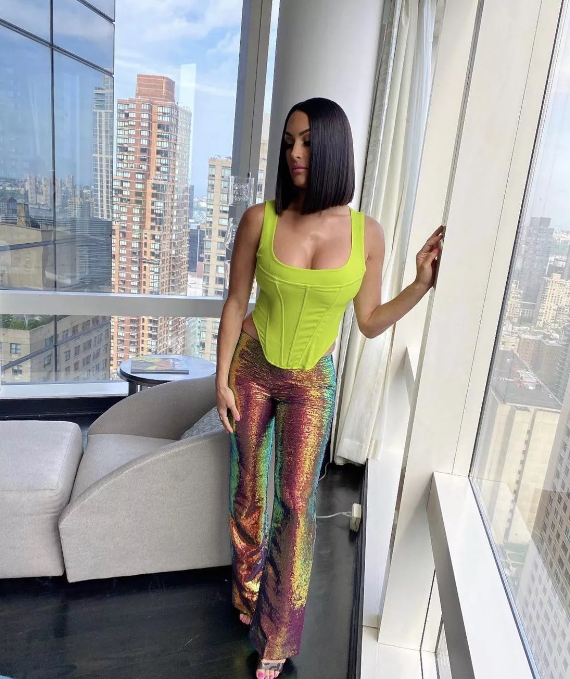 Nikki Bella sexy cleavage posted by addisonhasafatass69