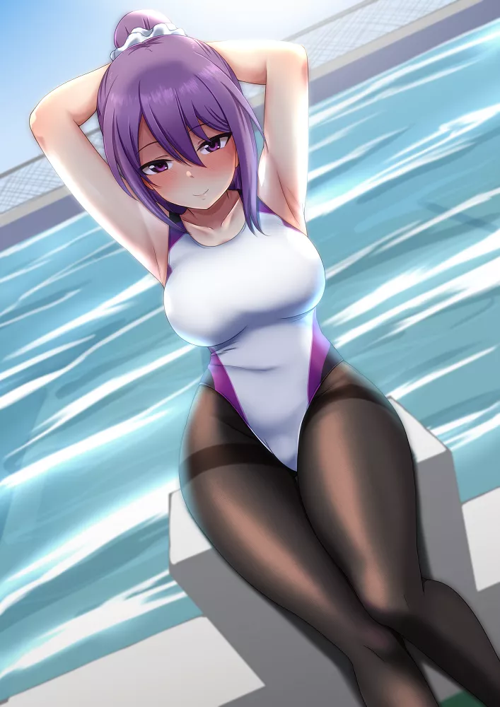 Nikotama Mai Swimming ( Ayuayu) [Alice Gear Aegis] posted by sequence_string