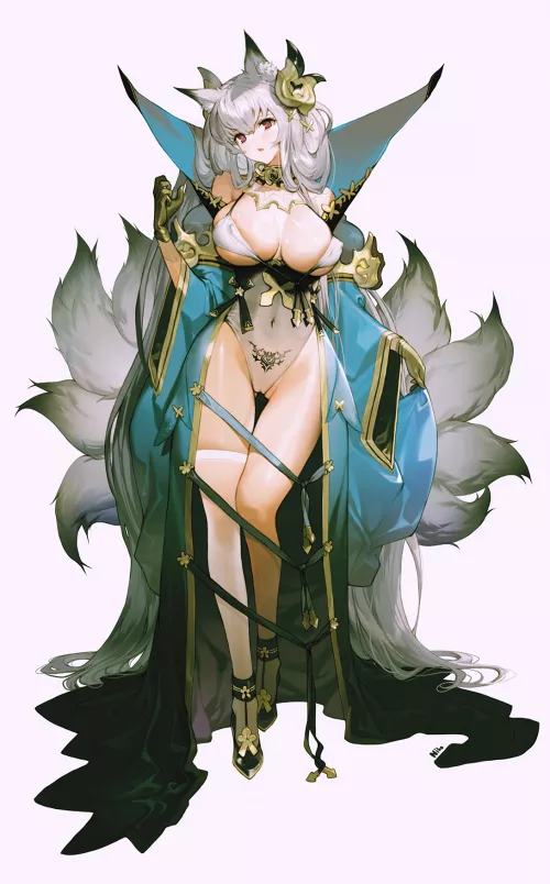 Nine Tailed Mommy [Original] (nike) by Faoovo