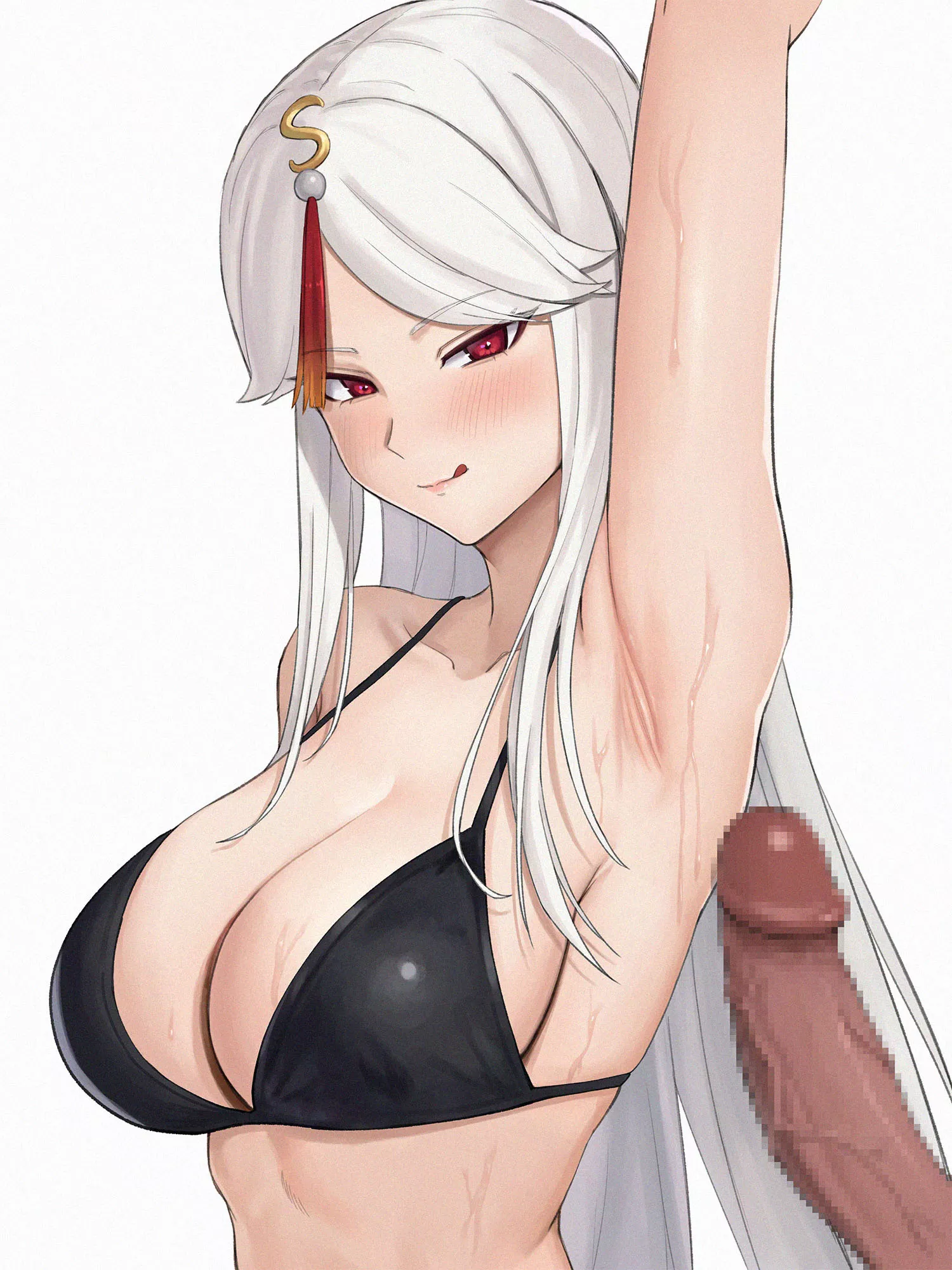 Ninnguang's naughty stare and her fuckable armpits 🤤 (Genshin Impact) [SP] posted by Shino_Asada17