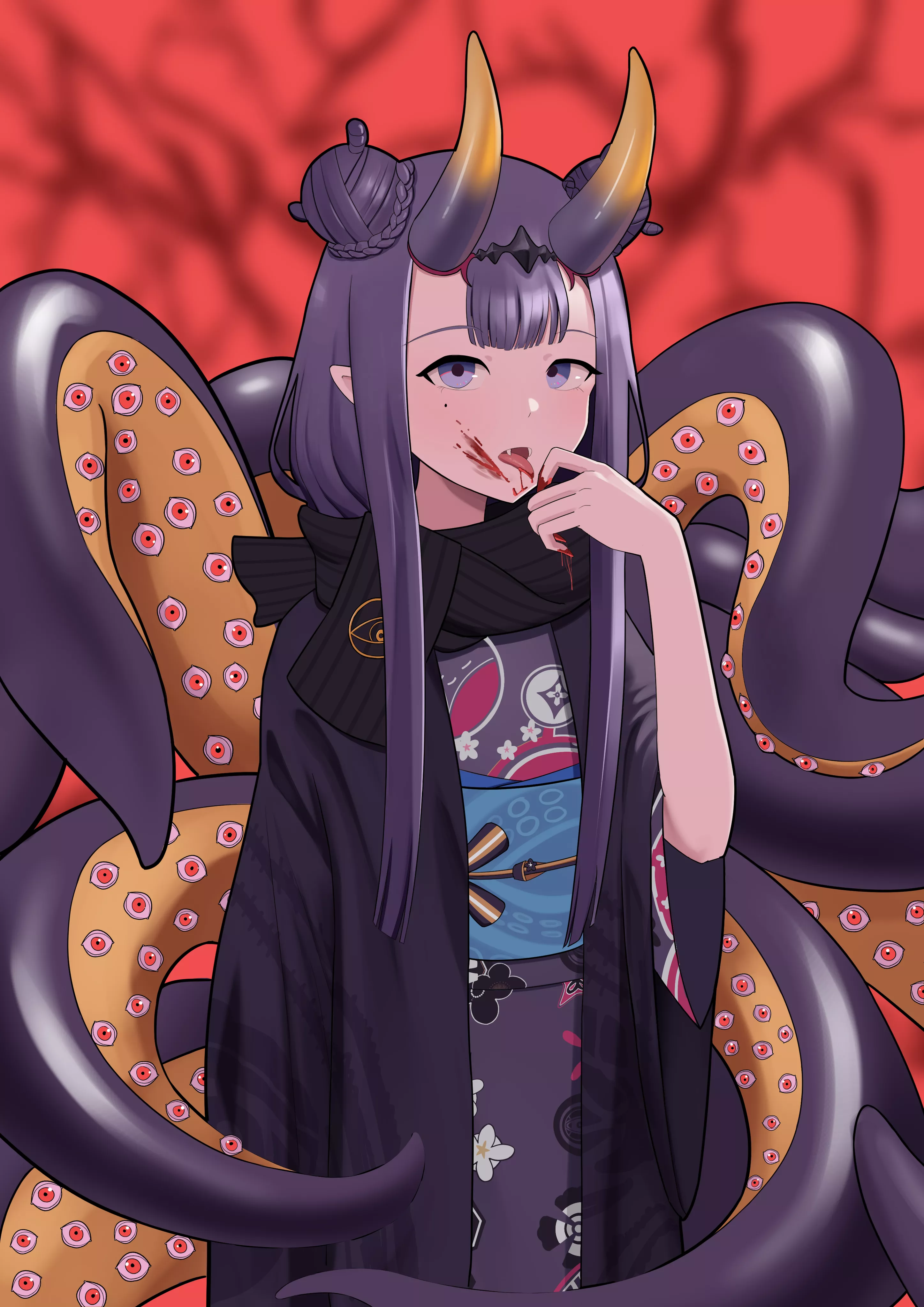 Ninomae Ina'nis Feigning Innocence [Hololive] posted by Black_Motionz