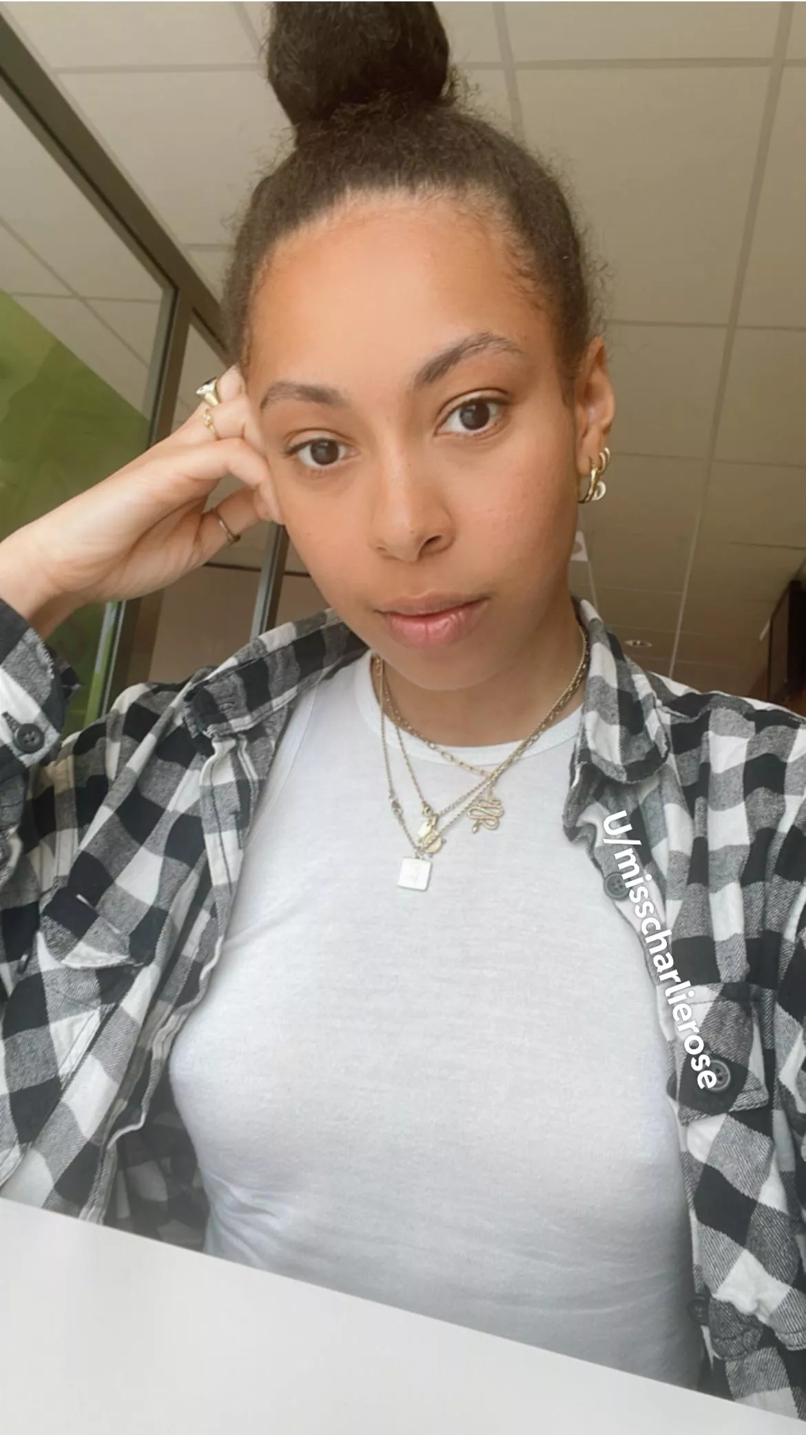 No bra & no make up. Still cute? posted by Misscharlierose