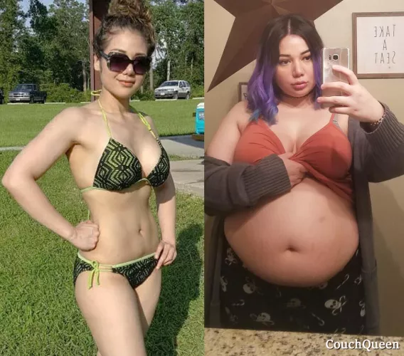 no longer a hard edge or a chiseled feature on this body of mine 😳 by CouchQueenie