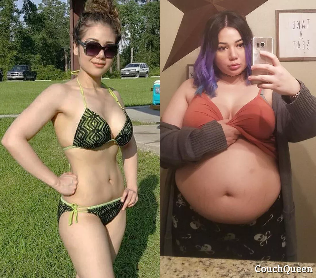 no longer a hard edge or a chiseled feature on this body of mine 😳 posted by CouchQueenie