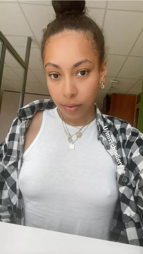 No make-up, braless & bun. Still cute? by Misscharlierose