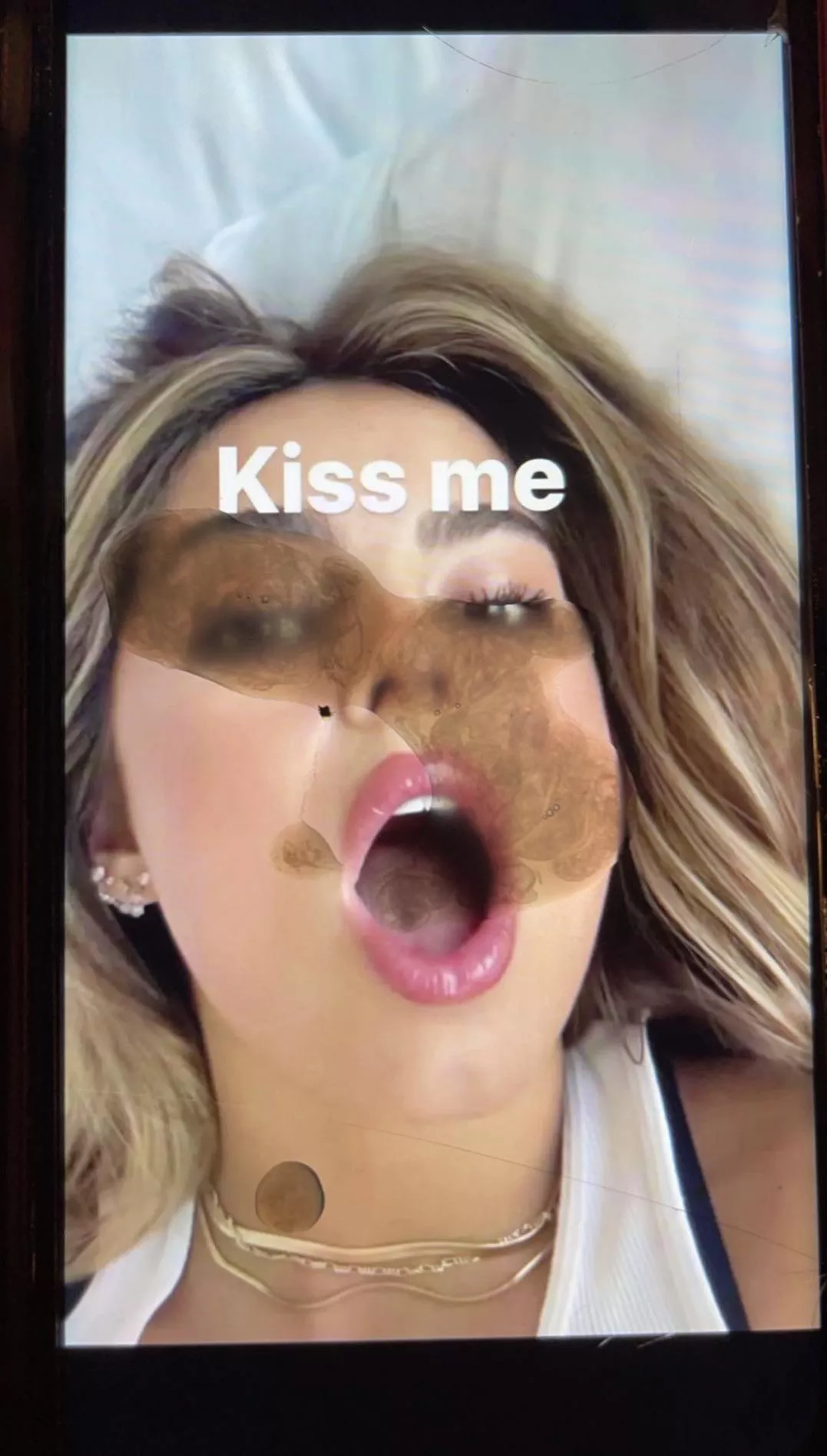 No need to kiss you Addison. My cock already kissed your face posted by Dennis2045V