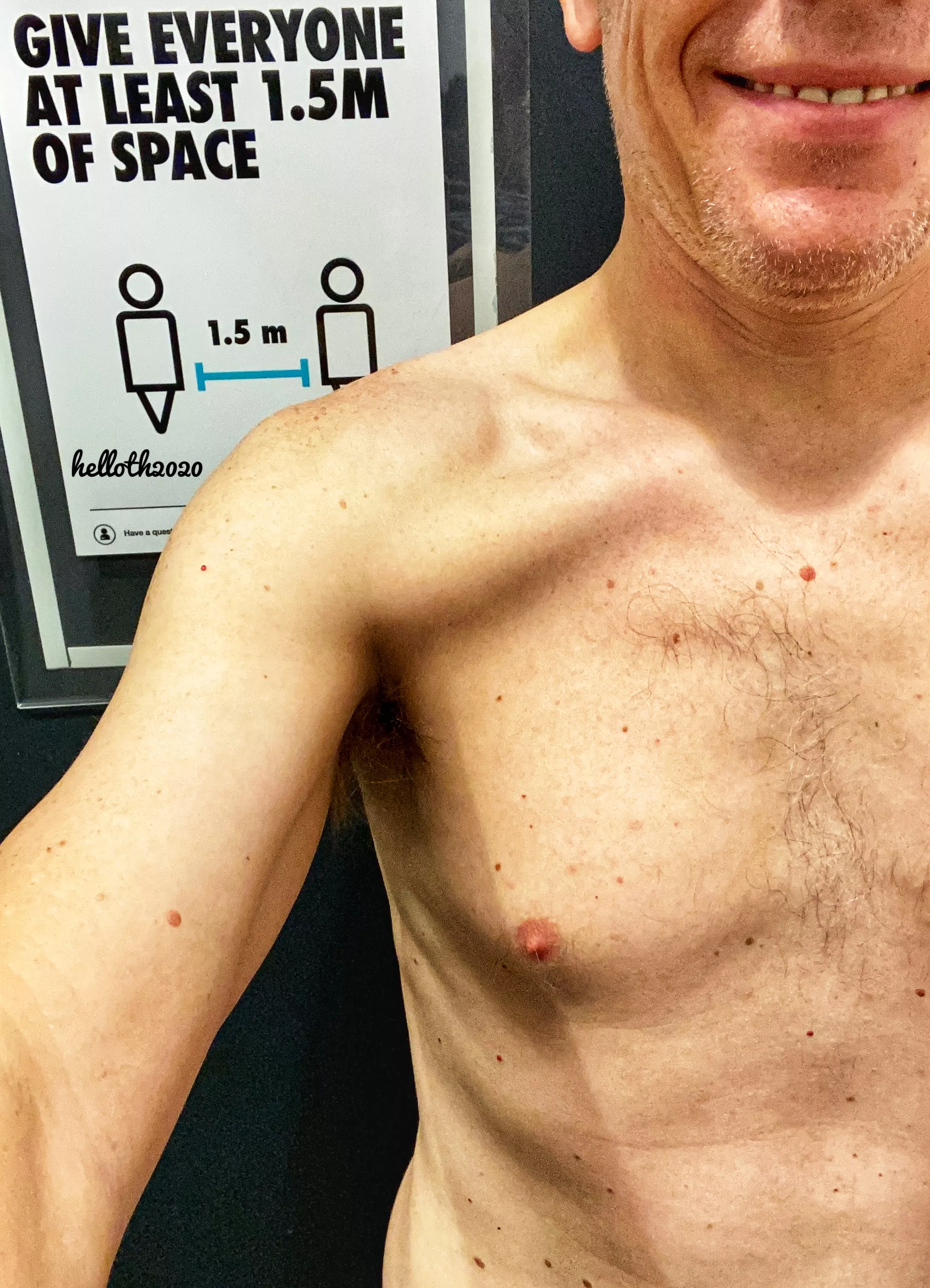 No need to socially distance with me posted by helloth2020