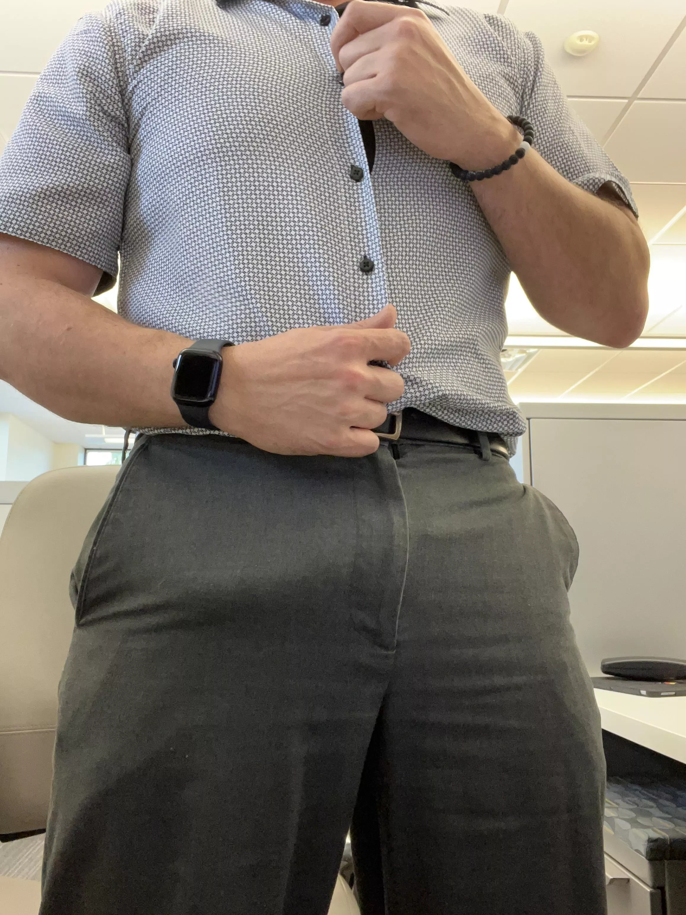 No one is in the office today, looks like I got dressed up for nothing posted by nakedisastateofmnd