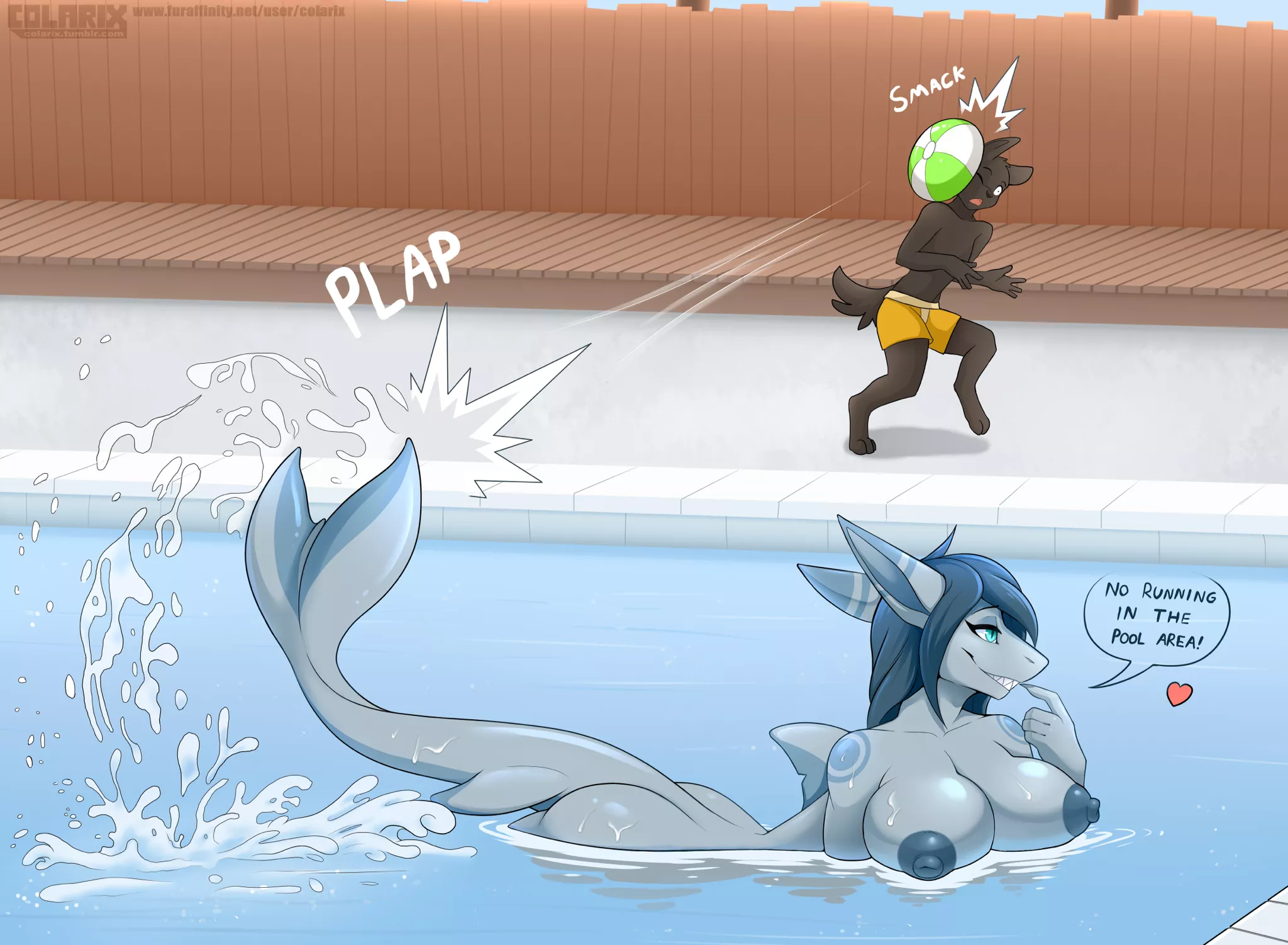 No running! [F] (colarix) posted by 5headedragon