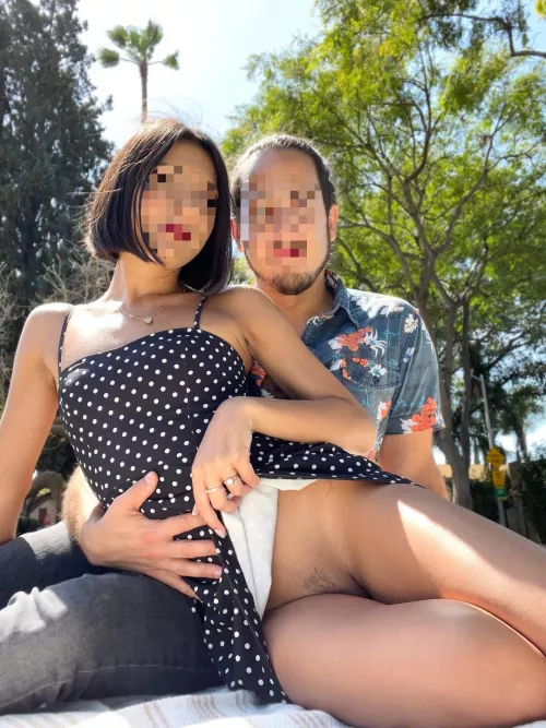 No underwear at the park. He likes when I remind people who it belongs to... (F)(M) by ThinMint32