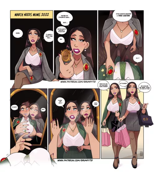 Not A Daughter by Grumpy-TG (MTF/TG, Twinning, Milfication) by not4myprimary